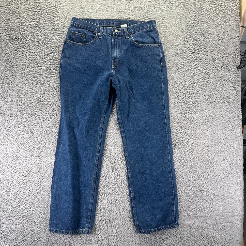 Vintage Rural King Jeans Mens 32x30 Blue Cotton Denim Straight Travel Workwear